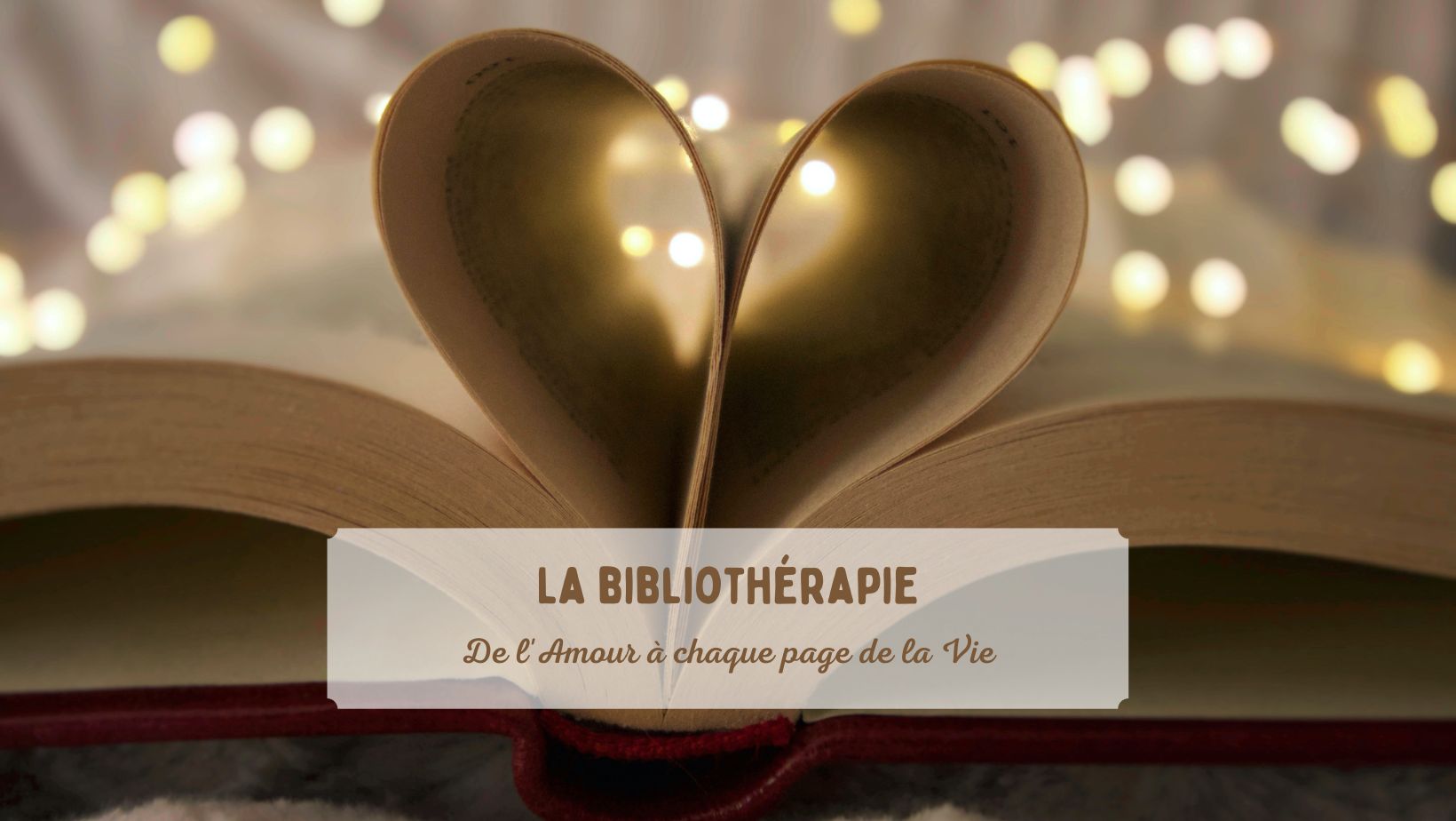 La Bibliothérapie: de l'Amour à chaque page de la Vie